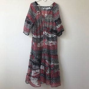 DRESS BUNDLE ✨ Sheer Floral Maxi Dress